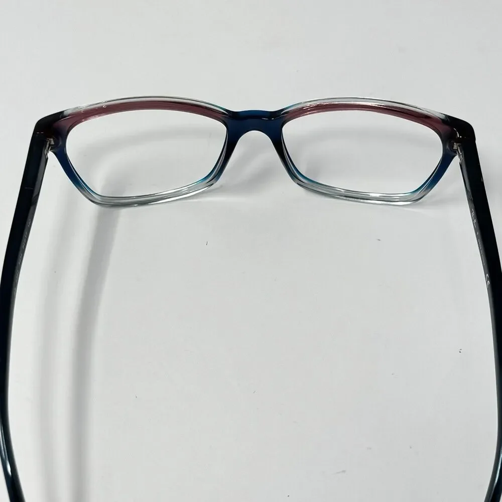 Ray-Ban RB5362 5834 Burgundy White & Blue Eyeglass Frames 54-17-140 Authentic